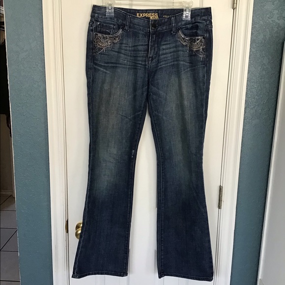 Ladies Express Boot Cut Jeans Size 8. - Picture 1 of 16